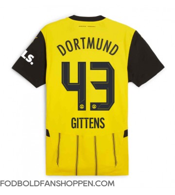 Borussia Dortmund Jamie Bynoe-Gittens #43 Hjemmebanetrøje 2024-25 Kortærmet